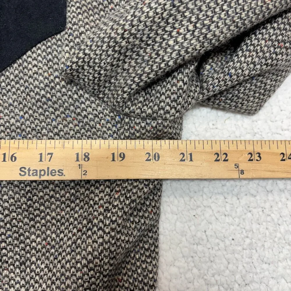 Vintage Taos Country Sport Coat Mens 42 Gray Wool USA Western Collection Blazer